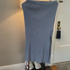 Cotton On Stella Knit Midi Skirt in Blue, Medium